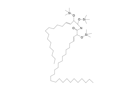 1,3,2(-tri-o-Trimethylsilyl-N-(2(-hydroxy-3-hexacosenoyl)sphingosine