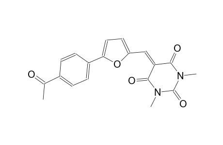5-{[5-(4-acetylphenyl)-2-furyl]methylene}-1,3-dimethyl-2,4,6(1H,3H,5H)-pyrimidinetrione