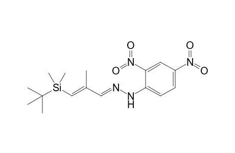(E)-2-Methyl-3-(t-butyldimethylsilyl)propenal 2,4-dinitrophenylhydrazone