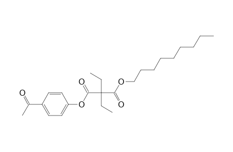 Diethylmalonic acid, 4-acetylphenyl nonyl ester