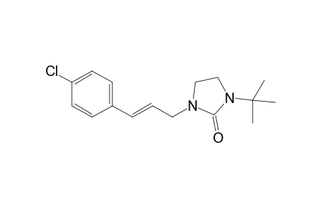 (E)-1-tert-Butyl-3-(3-(4-chlorophenyl)allyl)imidazolidin-2-one