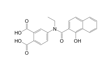 1,2-Benzenedicarboxylic acid, 4-[ethyl[(1-hydroxy-2-naphthalenyl)carbonyl]amino]-