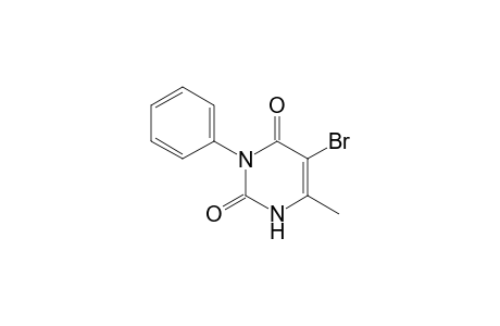 5-Bromanyl-6-methyl-3-phenyl-1H-pyrimidine-2,4-dione