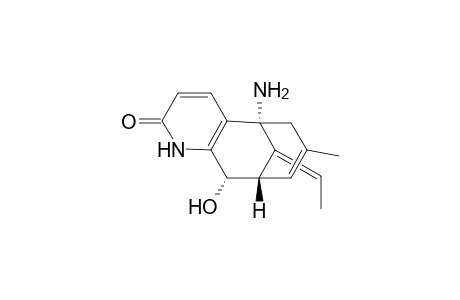 5,9-Methanocycloocta[b]pyridin-2(1H)-one, 5-amino-11-ethylidene-5,6,9,10-tetrahydro-10-hydroxy-7-methyl-, [5R-(5.alpha.,9.beta.,10.alpha.,11E)]-