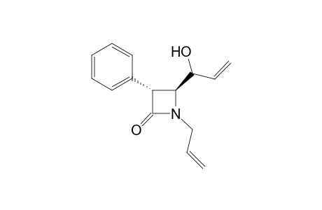 trans-1-Allyl-4-(1-hydroxy-4-propenyl)-3-phenylaziridin-2-one