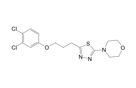 Morpholine, 4-[5-[3-(3,4-dichlorophenoxy)propyl]-1,3,4-thiadiazol-2-yl]-