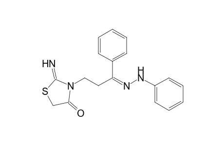 2-Imino-3-(3-phenyl-3-(2-phenylhydrazono)propyl)thiazolidin-4-one