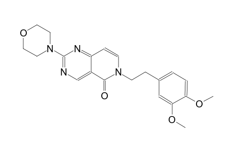 pyrido[4,3-d]pyrimidin-5(6H)-one, 6-[2-(3,4-dimethoxyphenyl)ethyl]-2-(4-morpholinyl)-