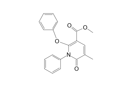 3-Pyridinecarboxylic acid, 1,6-dihydro-5-methyl-6-oxo-2-phenoxy-1-phenyl-, methyl ester