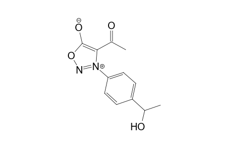 3-(4-(1-Hydroxyethyl)phenyl)-4-acetylsydnone
