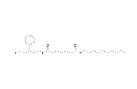 Pimelic acid, 5-methoxy-3-phenylpentyl decyl ester