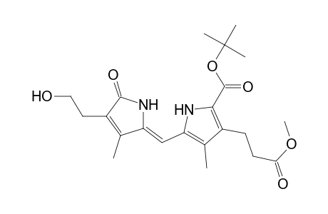 1H-Pyrrole-3-propanoic acid, 5-[[1,5-dihydro-4-(2-hydroxyethyl)-3-methyl-5-oxo-2H-pyrrol-2-ylidene]methyl]-2-[(1,1-dimethylethoxy)carbonyl]-4-methyl-, methyl ester