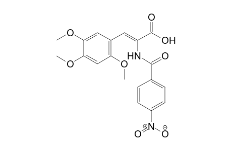 alpha-(4-Nitrobenzamido)-2,4,5-trimethoxycinnamic acid