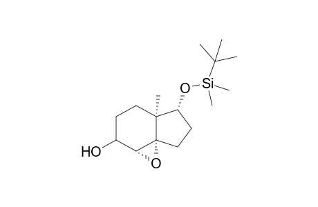 (1R*,3aS*,4R*,7aS*)-1-[(tert-Butyldimethylsilyl)oxy]-3a,4-epoxy-7a-methylperhydroinden-5-ol