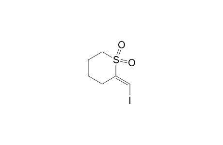(E)-2-(Iodomethylene)tetrahydro-2H-thiopyran 1,1-dioxide