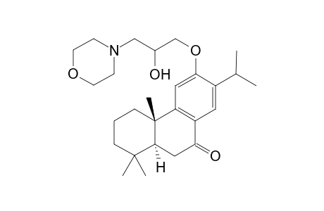 12-[2-Hydroxy-3-(4-morpholinyl)propoxy] abieta-8,11,13-trien-7-one