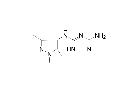 1,2,4-Triazol-3-amine, 5-(1,3,5-trimethyl-4-pyrazolyl)amino-