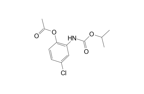 Carbamic acid, [2-(acetyloxy)-5-chlorophenyl]-, 1-methylethyl ester