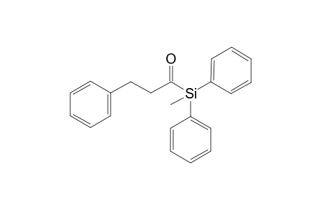 1-(Methyldiphenylsilyl)-3-phenylpropan-1-one