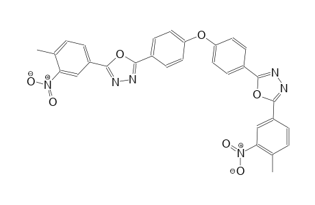 1,3,4-oxadiazole, 2-(4-methyl-3-nitrophenyl)-5-[4-[4-[5-(4-methyl-3-nitrophenyl)-1,3,4-oxadiazol-2-yl]phenoxy]phenyl]-