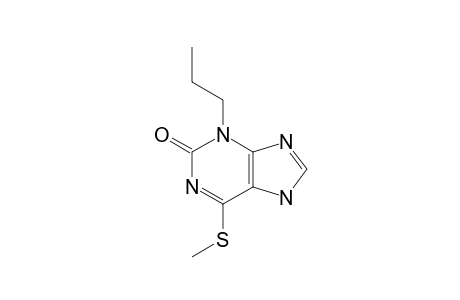 6-METHYLTHIO-3-PROPYL-7H-PURIN-2-(3H)-ONE