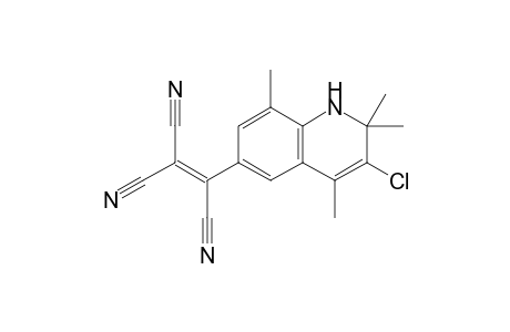 3-Chloro-8-methyl-6-tricyanovinyl-1,2-dihydro-2,2,4-trimethylquinoline