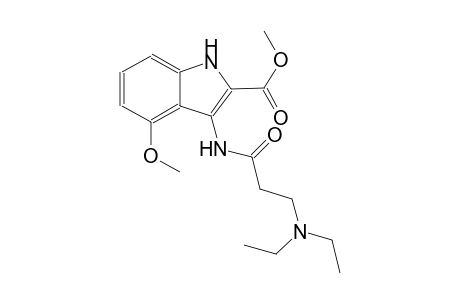 methyl 3-{[3-(diethylamino)propanoyl]amino}-4-methoxy-1H-indole-2-carboxylate