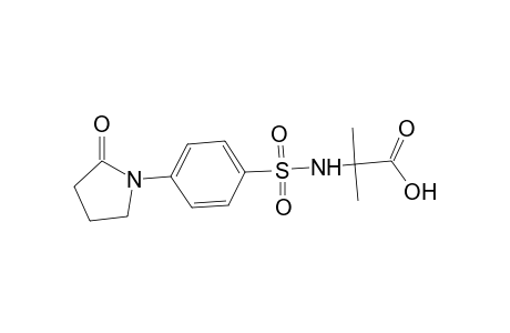 2-Methyl-2-{[4-(2-oxopyrrolidin-1-yl)benzene]sulfonamido}propanoic acid