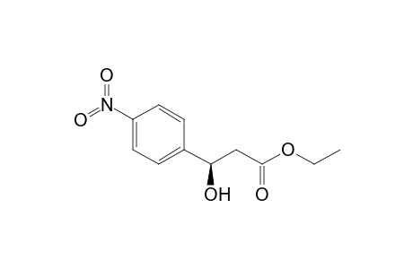 (3R)-3-hydroxy-3-(4-nitrophenyl)propanoic acid ethyl ester