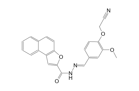 N'-{(E)-[4-(cyanomethoxy)-3-methoxyphenyl]methylidene}naphtho[2,1-b]furan-2-carbohydrazide