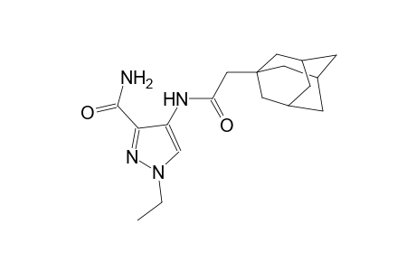 4-[(1-adamantylacetyl)amino]-1-ethyl-1H-pyrazole-3-carboxamide