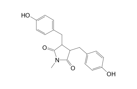 1-Methyl-3,4-bis(hydroxyphenylmethyl)succinimide
