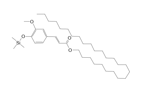 Hexacosyl ferulate, mono-TMS