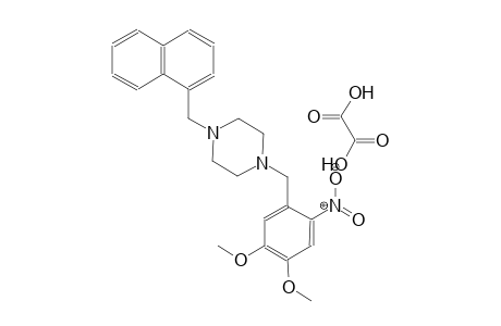 1-(4,5-dimethoxy-2-nitrobenzyl)-4-(1-naphthylmethyl)piperazine oxalate