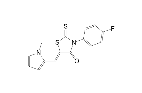 (5Z)-3-(4-fluorophenyl)-5-[(1-methyl-1H-pyrrol-2-yl)methylene]-2-thioxo-1,3-thiazolidin-4-one