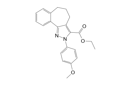 Ethyl 2-(4-Methoxyphenyl)-2,4,5,6-tetrahydrobenzo[6,7]cyclohepta[1,2-c]pyrazole-3-carboxylate