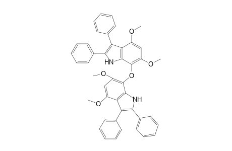 7,7'-Bi(4,6-dimethoxy-2,3-diphenylindolyl)ether