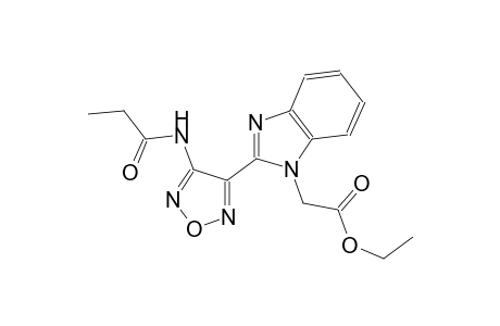 [2-(4-Propionylamino-furazan-3-yl)-benzoimidazol-1-yl]-acetic acid ethyl ester