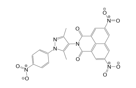 1H-benz[de]isoquinoline-1,3(2H)-dione, 2-[3,5-dimethyl-1-(4-nitrophenyl)-1H-pyrazol-4-yl]-5,8-dinitro-