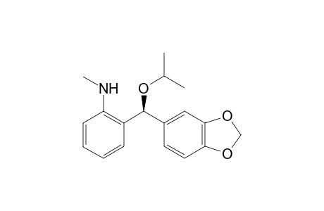 (S)-2-(Benzo[d][1,3]dioxol-5-yl(isopropoxy)methyl)-N-methylaniline