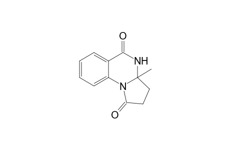 3a-methyl-2,3,3a,4-tetrahydro-pyrrolo[1,2-a]quinazolin-1,5-dione