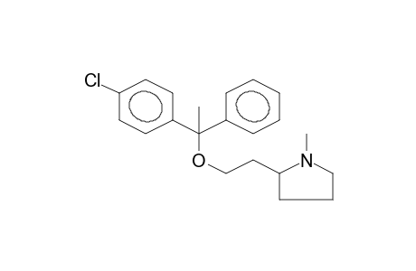 2-(2-[1-(4-Chlorophenyl)-1-phenylethoxy]ethyl)-1-methylpyrrolidine