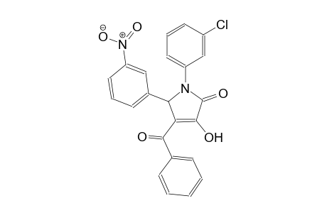 4-benzoyl-1-(3-chlorophenyl)-3-hydroxy-5-(3-nitrophenyl)-1,5-dihydro-2H-pyrrol-2-one