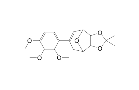 6,7-Isopropylidenedioxy-3-(2',3',4'-trimethoxyphenyl)-8-oxabicyclo[3.2.1]oct-2-ene