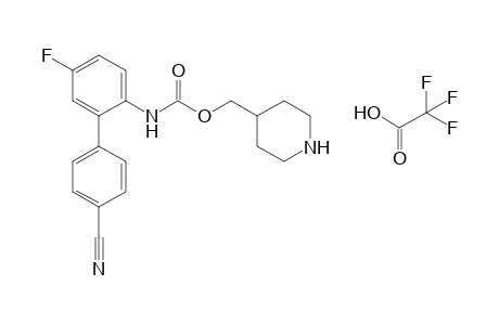 Piperidin-4-ylmethyl(4'-cyano-5-fluoro-[1,1'-biphenyl]-2-yl)carbamate trifluoroacetate