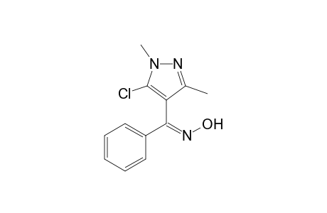 (5-chloro-1,3-dimethyl-4-pyrazolyl)-phenylmethanone oxime