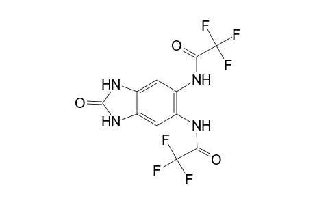 1H-Benzimidazol-2(3H)-one, 5,6-bis(trifluoroacetylamino)-