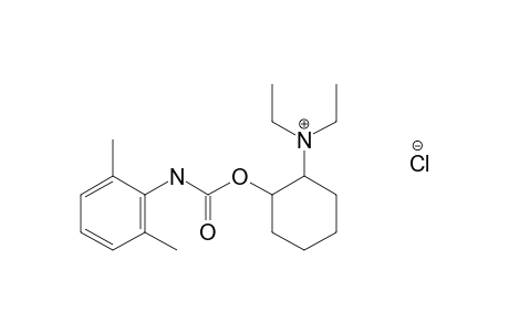 trans-2,6-DIMETHYLCARBANILIC ACID, 2-(DIETHYLAMINO)CYCLOHEXYL ESTER,MONOHYDROCHLORIDE