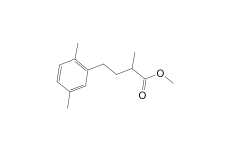 Butyric acid, 2-methyl-4-(2,5-xylyl)-, methyl ester