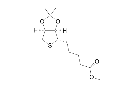 5-[(3aS,6S,6aR)-2,2-dimethyl-3a,4,6,6a-tetrahydrothieno[3,4-d][1,3]dioxol-6-yl]valeric acid methyl ester